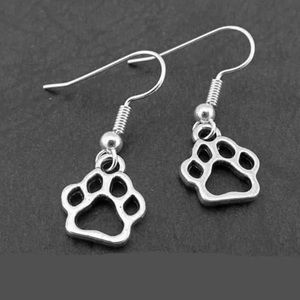 ๐ HP! New Silver Paw Print Earrings